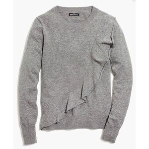 J. Crew Gray Crew Neck Sweater